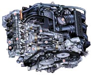 Оппозитный 6-цилиндровый двигатель Porsche Boxter 